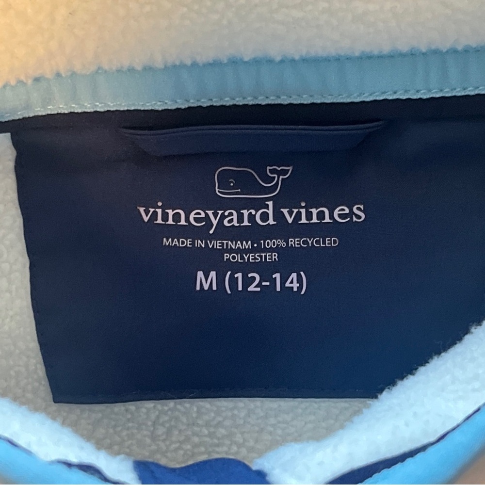 Vineyard Vines Girls Vest White / Purple Size M 12-14 - Picture 7 of 10
